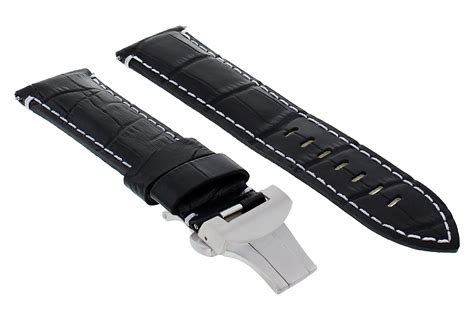 breitling watches black leather band|breitling leather watch bands replacement.